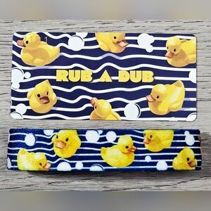 ZOX "RUB A DUB" #2181 RUBBER DUCKY SUMMER CUTE New Medium COLLECTIBLE Wristband